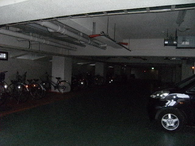 Parking lot. It is underground parking.