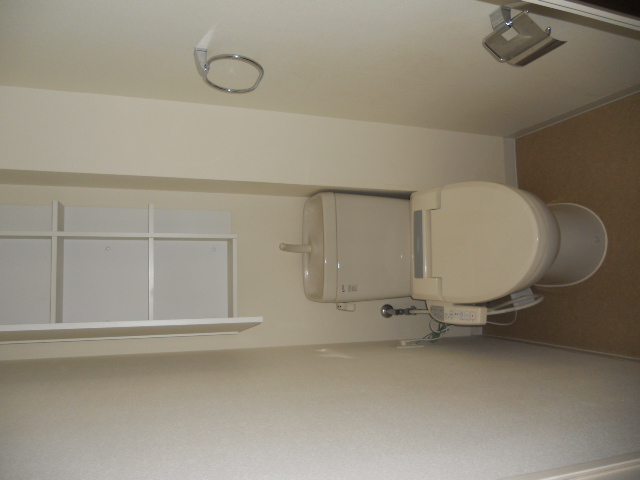 Toilet. It is with warm water washing toilet seat