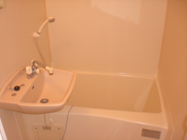 Bath. Bathroom with shower