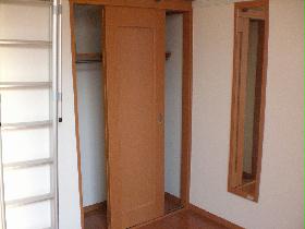 Receipt. The closet next to you comes with a full-length mirror