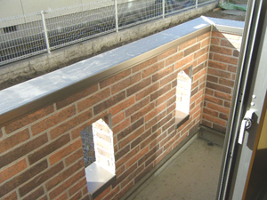 Balcony. Spread of balcony