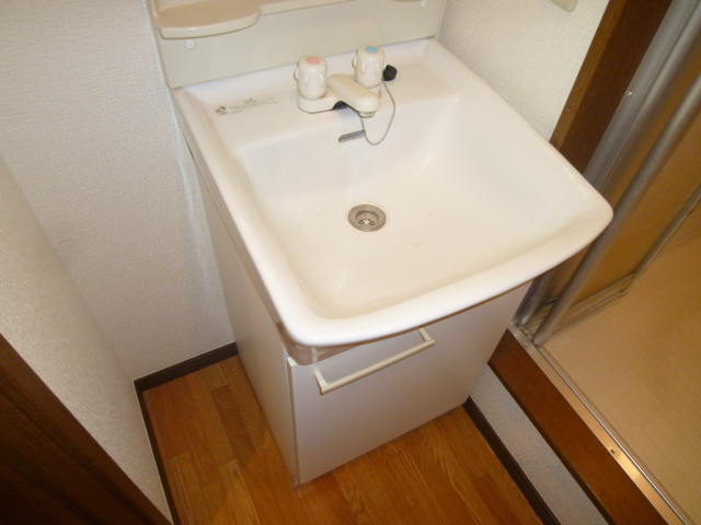 Washroom. Happy independence washbasin