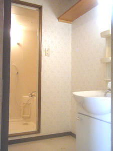Bath. Dressing room and the back is the bath.