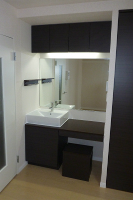 Washroom. Since the powder basin adoption you can leisurely makeup.