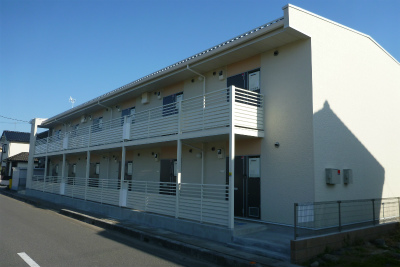 Building appearance. It is refreshing appearance of white.