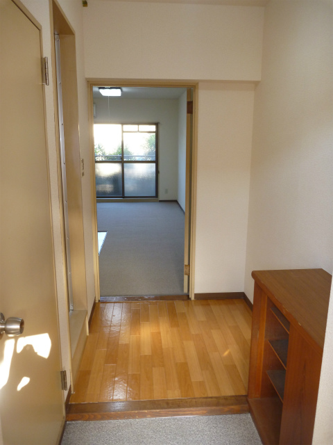 Entrance. There is a door before entering the Western-style.