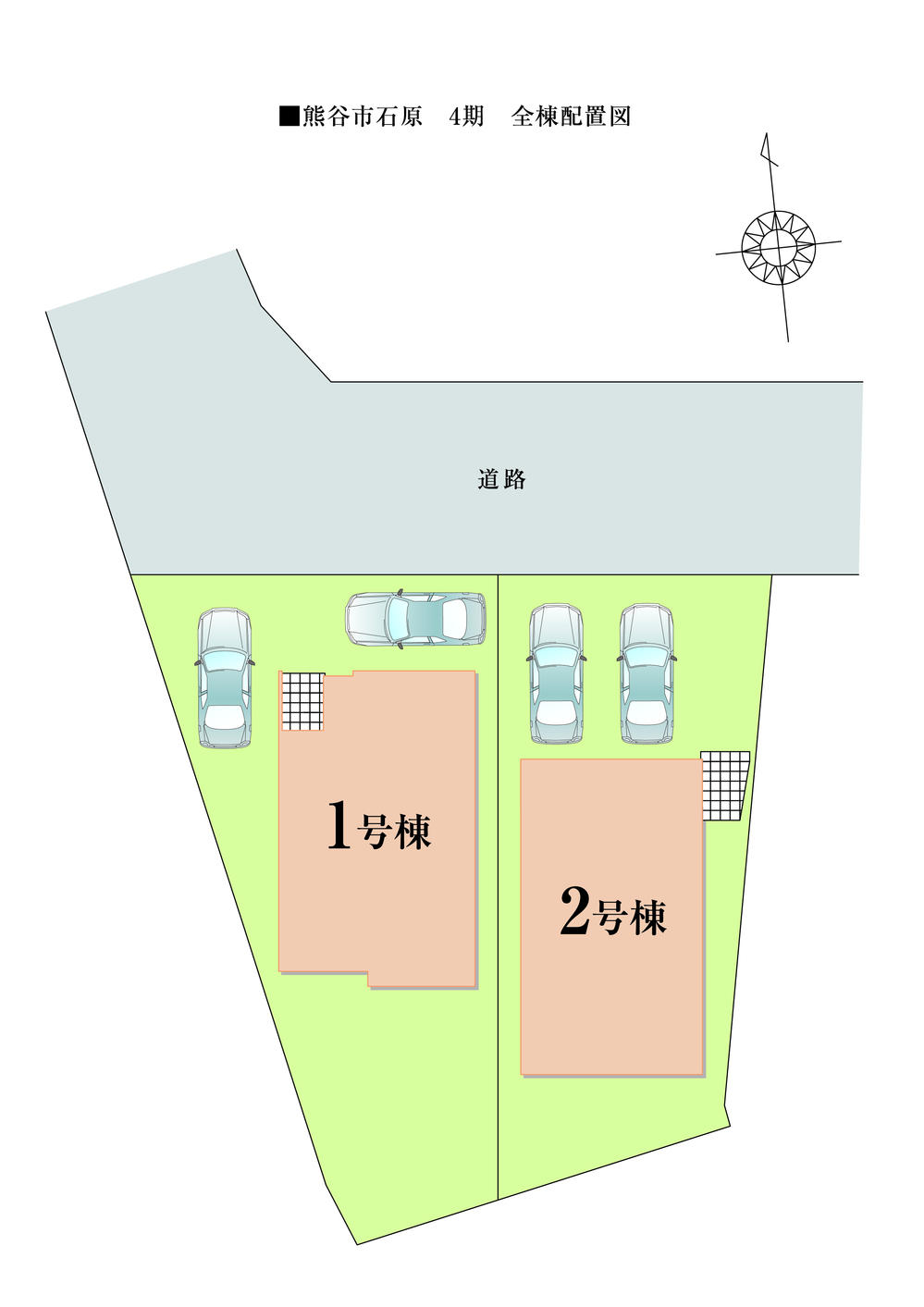 The entire compartment Figure. Car space has provided spacious 2 car
