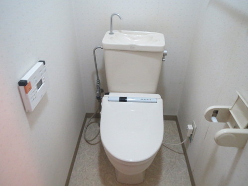 Toilet. Toilet (exchange scheduled for ordinary toilet seat)