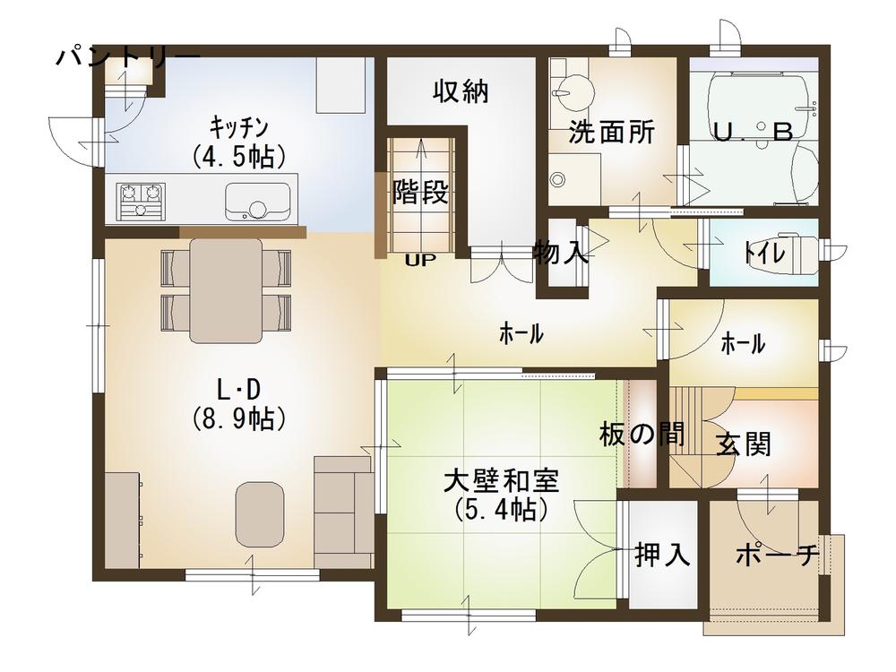 Floor plan. 27,800,000 yen, 4LDK + S (storeroom), Land area 193.85 sq m , Building area 116.25 sq m