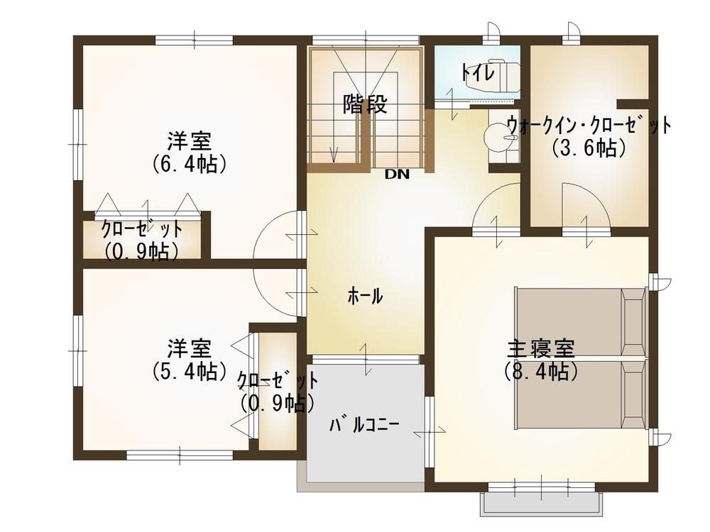Floor plan. 27,800,000 yen, 4LDK + S (storeroom), Land area 193.85 sq m , Building area 116.25 sq m