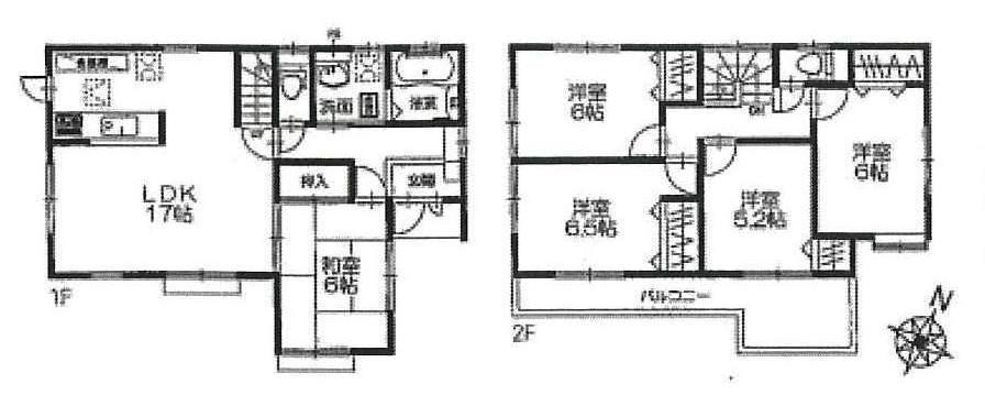 Floor plan. 16.8 million yen, 5LDK, Land area 210.78 sq m , Building area 109.3 sq m Mato