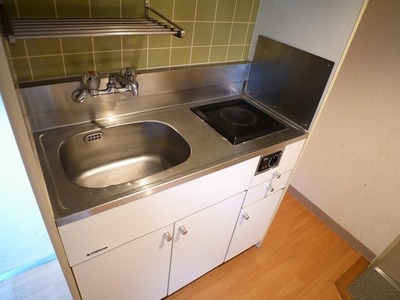 Kitchen. A small kitchen.