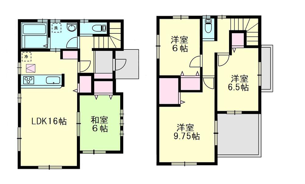 Floor plan. 25,800,000 yen, 4LDK, Land area 165 sq m , Building area 103.51 sq m