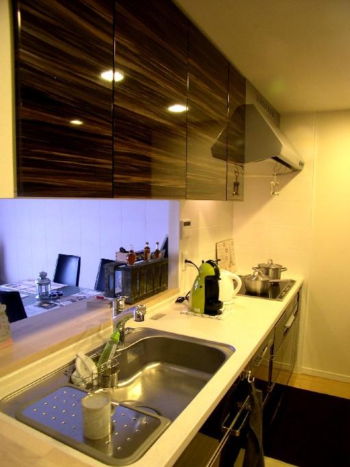 Kitchen. Since the IH cooking heater that does not have a fear of fire. With certain and convenient dishwasher. (Sale option)