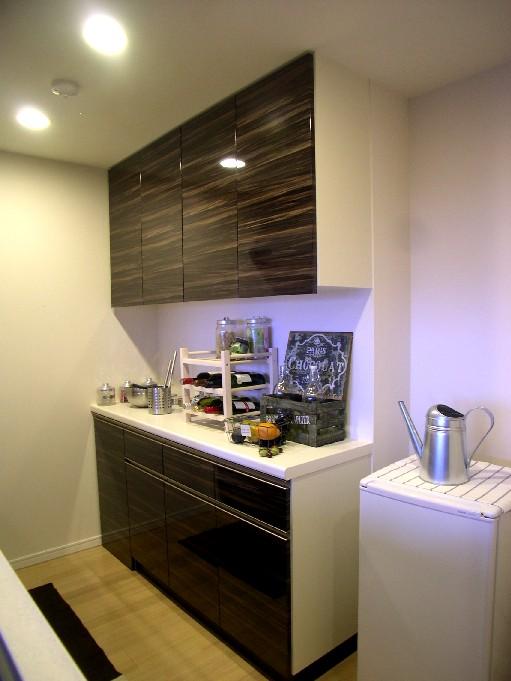 Receipt. Cupboard in the kitchen back (sale option)