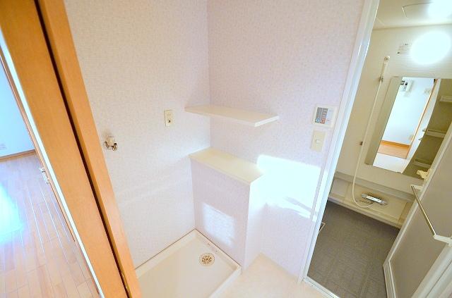 Wash basin, toilet. ~ Washroom ~