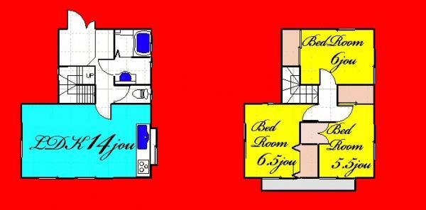 Floor plan. 14.8 million yen, 3LDK, Land area 79.8 sq m , Building area 79.48 sq m   ◆ LDK14 Pledge ◆