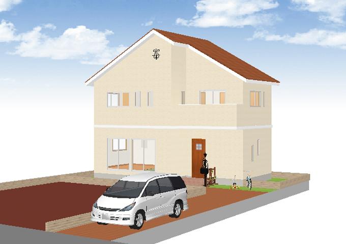 Building plan example (Perth ・ appearance). B compartment building plan example (appearance Perth) Building area: 100.04 sq m (30.26 square meters) Building Price: 18,670,000 yen (tax included) ※ Soil improvement work ・ Planting work ・ Except interior