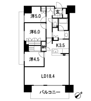 Floor: 3LDK + MS + N, the occupied area: 83.88 sq m, Price: 38,500,000 yen, now on sale