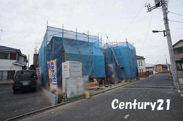 Local photos, including front road. 12 / 9 shooting Completion of framework