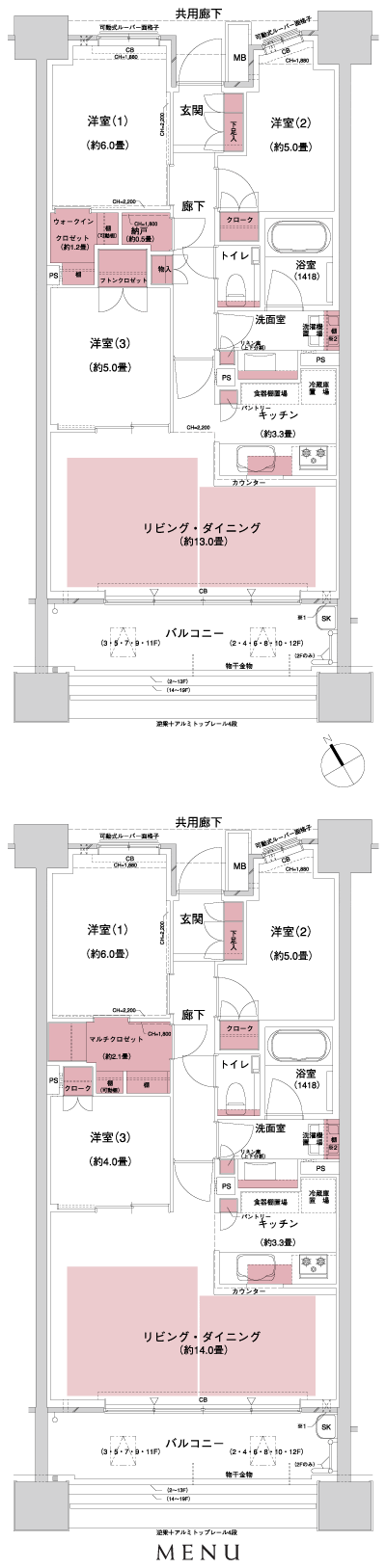 Floor: 3LD ・ K + WIC + N, the occupied area: 72.16 sq m, Price: 34,484,913 yen, now on sale