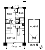 Floor: 3LDK + WIC + LOFT, occupied area: 71.82 sq m