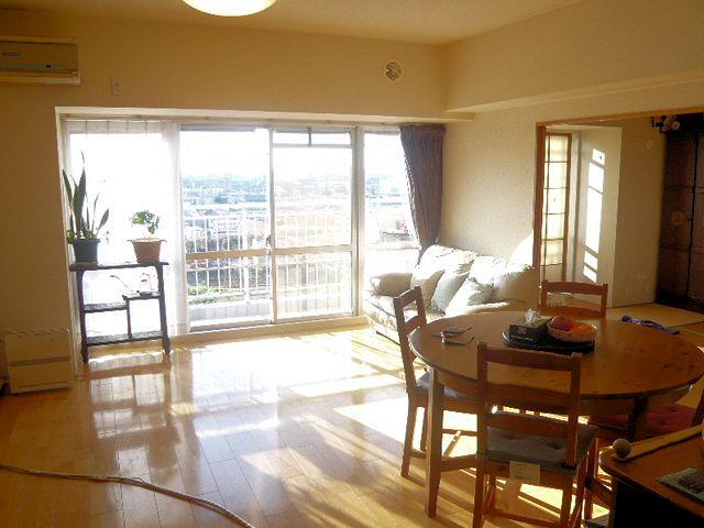 Living. Bright living is happiness of the first step