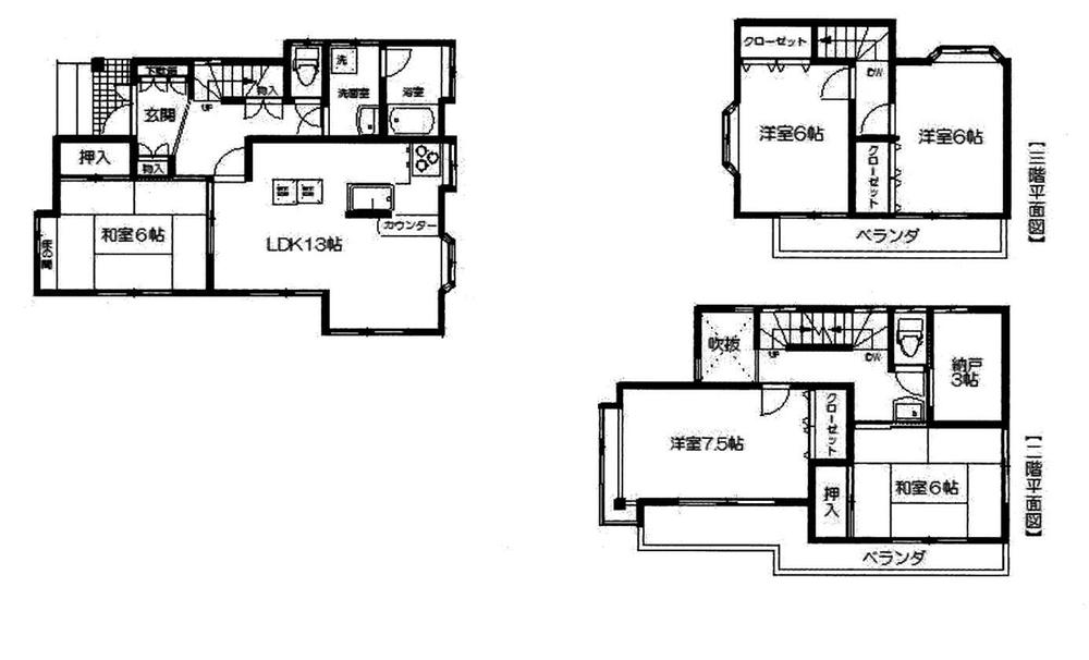 Floor plan. 20.8 million yen, 5LDK + S (storeroom), Land area 102.75 sq m , Building area 117.57 sq m