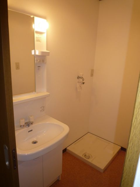 Washroom. Independent wash basin is very convenient.