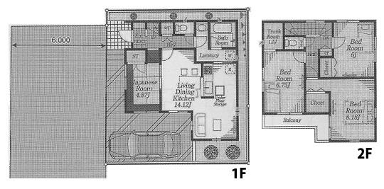 Floor plan. 27,800,000 yen, 4LDK, Land area 86.26 sq m , Building area 93.95 sq m floor plan