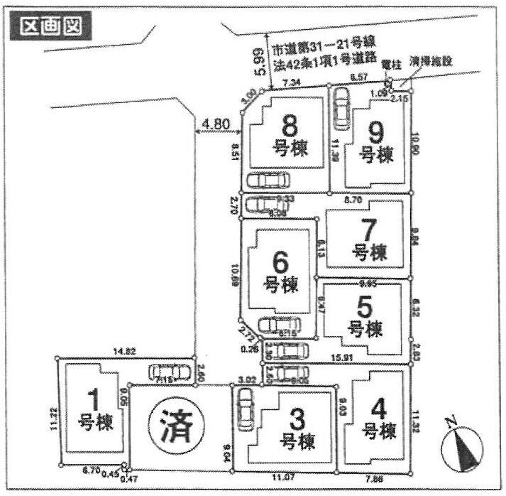 Compartment figure. 35,800,000 yen, 4LDK, Land area 102.11 sq m , Building area 93.98 sq m
