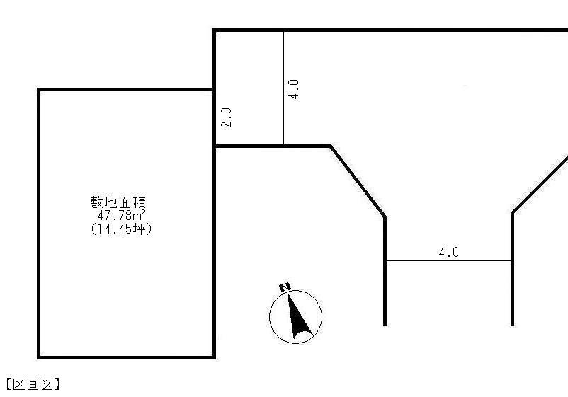 Compartment figure. 19,800,000 yen, 2LDK + S (storeroom), Land area 47.78 sq m , Building area 53.35 sq m
