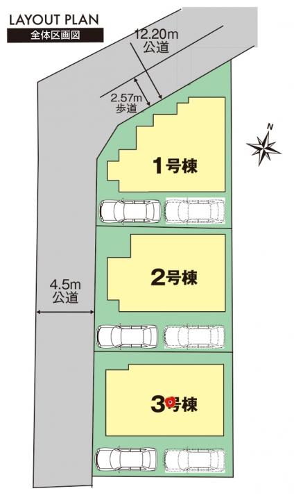 The entire compartment Figure. Niiza Nodera 2-chome compartment view