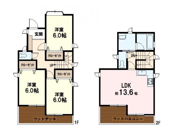 Floor plan. 24,800,000 yen, 3LDK, Land area 102.81 sq m , Building area 81.27 sq m   ☆ It has been the room very clean use ☆