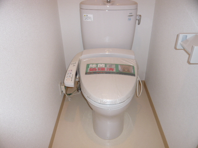 Toilet. It is a photograph of another room