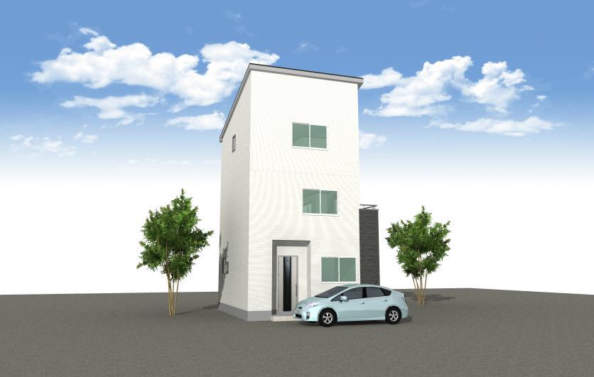 Building plan example (Perth ・ appearance). Building plan example Perth front Building price 14 million yen