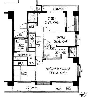 Floor plan. 3LDK + S (storeroom), Price 19,800,000 yen, Occupied area 80.01 sq m , Balcony area 24.6 sq m