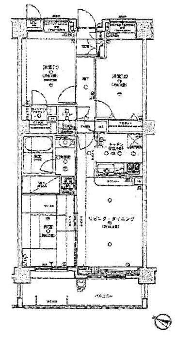 Floor plan. 3LDK, Price 21.5 million yen, Occupied area 70.75 sq m floor plan