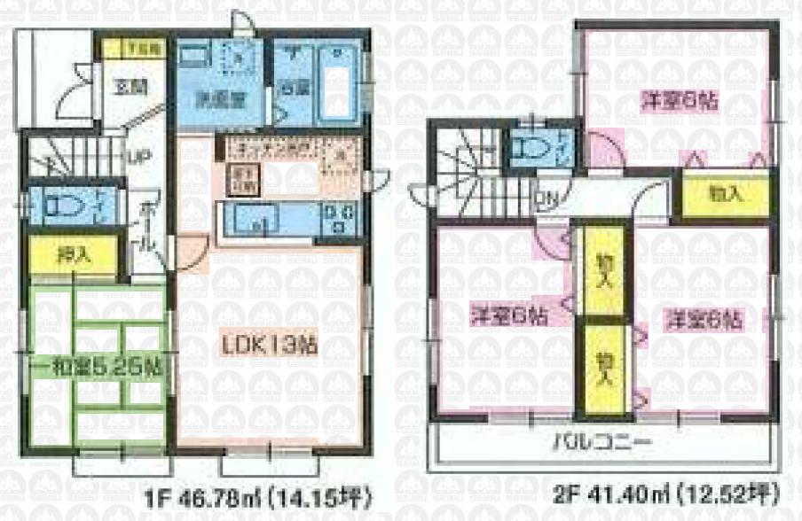 Floor plan. 26,300,000 yen, 4LDK, Land area 100.06 sq m , Building area 88.18 sq m All rooms are two-sided lighting Hito good