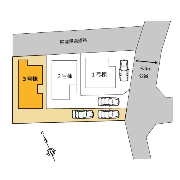 Compartment figure. 27,800,000 yen, 4LDK, Land area 121.75 sq m , Building area 100.19 sq m