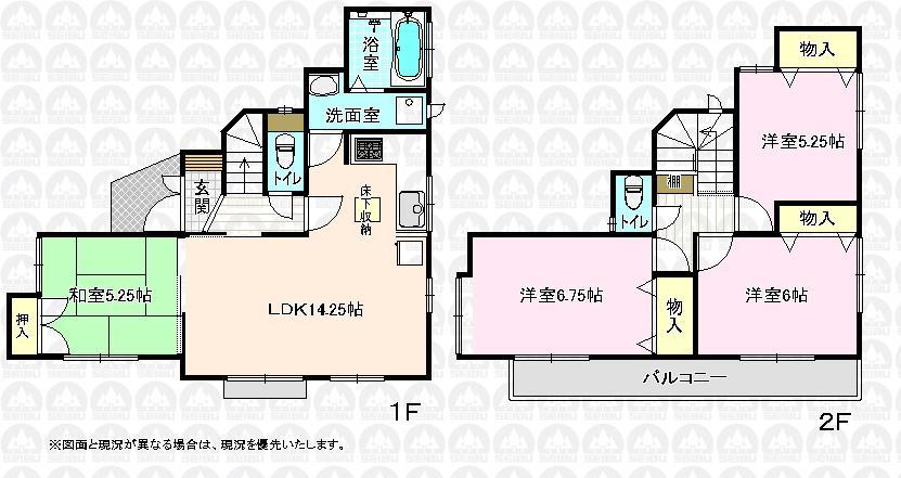 Floor plan. (J Building), Price 28.8 million yen, 4LDK, Land area 100.09 sq m , Building area 87.67 sq m