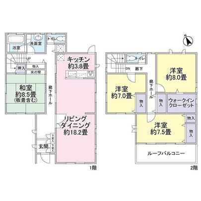 Floor plan. 4LD ・ K type