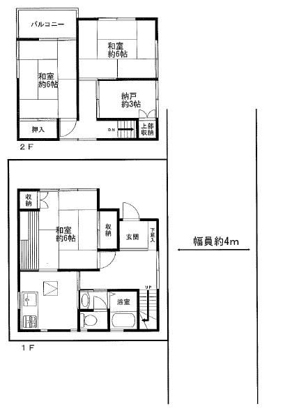 Floor plan. 9 million yen, 3DK, Land area 62.24 sq m , Building area 51.57 sq m