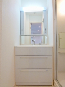 Washroom.  ◆ Glad vanity in a busy morning ◆