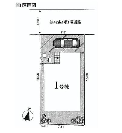 Compartment figure. 36,800,000 yen, 4LDK, Land area 114.03 sq m , Building area 97.19 sq m
