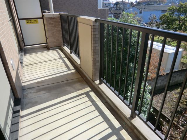 Balcony. Spacious veranda