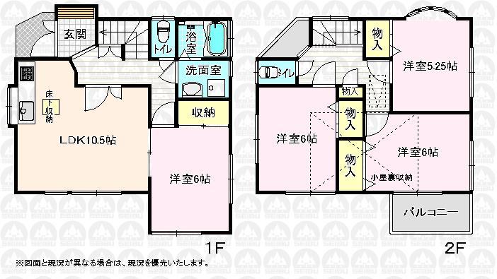 Floor plan. 26,900,000 yen, 4LDK, Land area 78.04 sq m , Building area 83.23 sq m