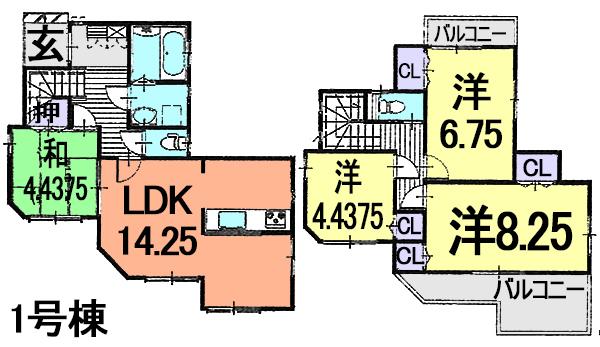 Floor plan. This property is possible guidance on the day. 9 o'clock ~ If you can contact us at 23 o'clock, Please contact "0800-603-8258" so you can visit. It is also possible to ask to pick up your designated station. Also of interest you after work! 