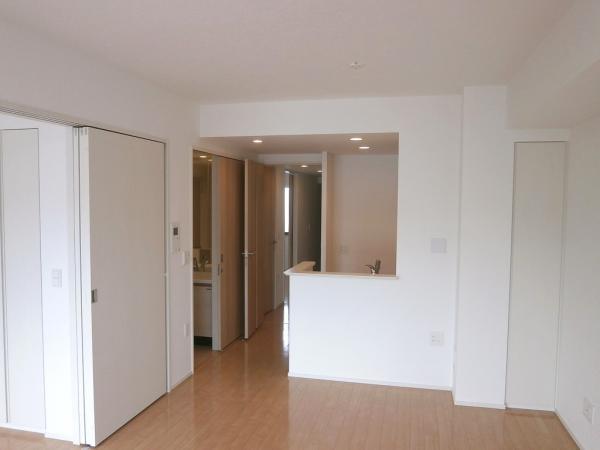 Living. 2013 September: face-to-face kitchen overlooking the living room