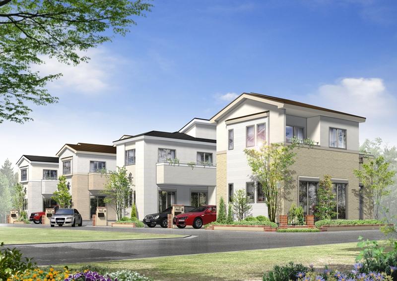 Rendering (appearance). Rendering Perth Flat 35S corresponding urban Modan'eko housing